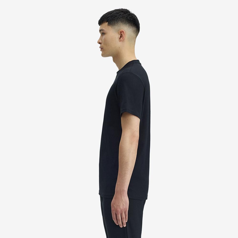 FRED PERRY [Baseline] Embroidered T-Shirt - Black Afpm2G94580-102
