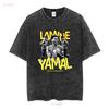 Lamine Yamal First goal at 16 Years 362 Days Old T Shirt vintage Washed Stylish Soft streetwear Unisex homme