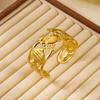 Holiday style starfish conch turtle high color retention opening bracelet, new 18K gold oil pressure stainless steel bracelet