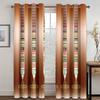 2 Pieces Egypt Luxury Muslim Ramadan Festival Roman Semi Blackout Drapes Window Cortinas De Salon Bedroom Decor Free Shipping