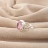 Natural Morganite Gemstone 925 Sterling Silver Pretty Proposal Ring For Valentine's Gift/Special Occasion RR-80-5