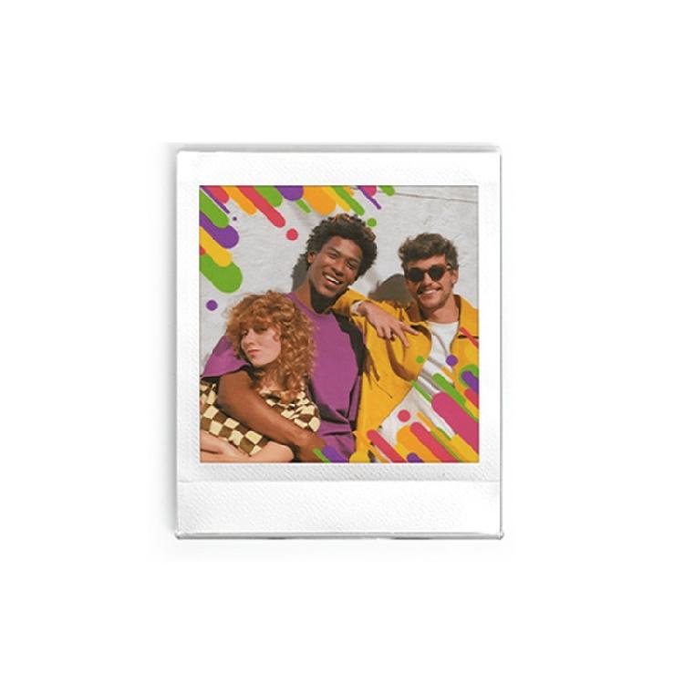 

Acrylic Fridge Magnetic Picture Frame Clear Designs Double Side Framless Photo Holder Easy Photo Replacement Home Decors