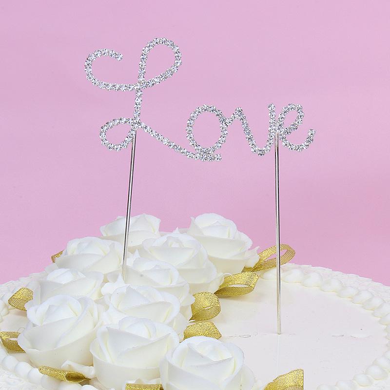 Glückwunsch zum Geburtstag Legierung Kuchen Dekoration Ornament