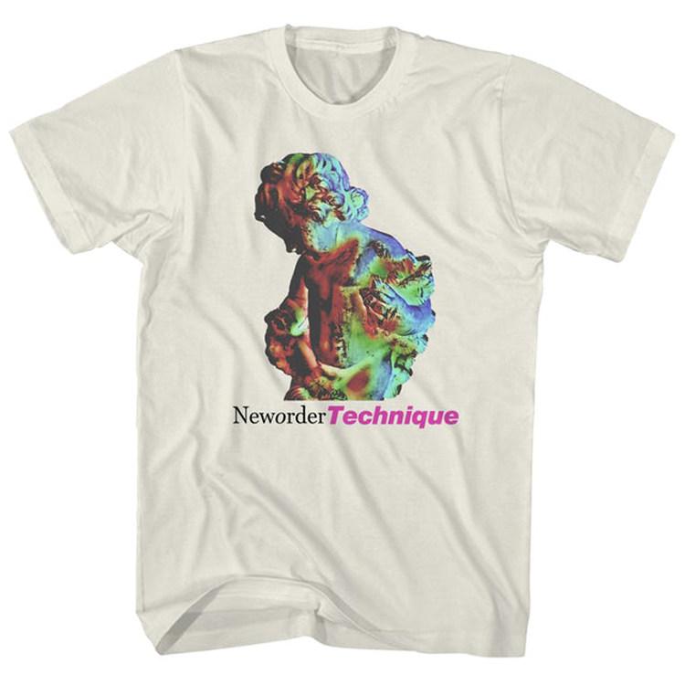 New Order Band Rock Band Short Sleeve Classical Sculpture Short Sleeve T-shirt 4XL