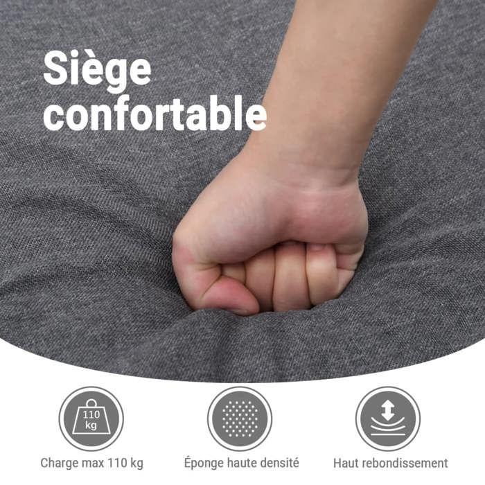 VidaXL Fauteuil de Massage Inclinable Électrique, Chaise de Relaxation avec Dossier et Repose-pied Réglables, Siège de 3204592