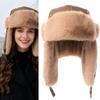 Warme gefütterte Winter-Trapper-Mütze Outdoor-Kaltwetter-Mütze Modische Damenmütze für Damen und Herren