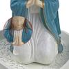 Sacred Sculpture Rosary Box Resin Catholic Religious Keepsakes Prayers Room Decoration Jewelry Storage