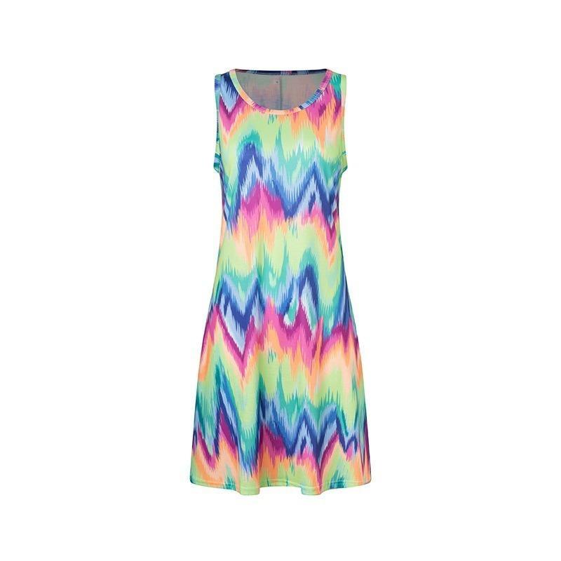 Dress Floral Dress Women'S 2D Digital Printing Factory