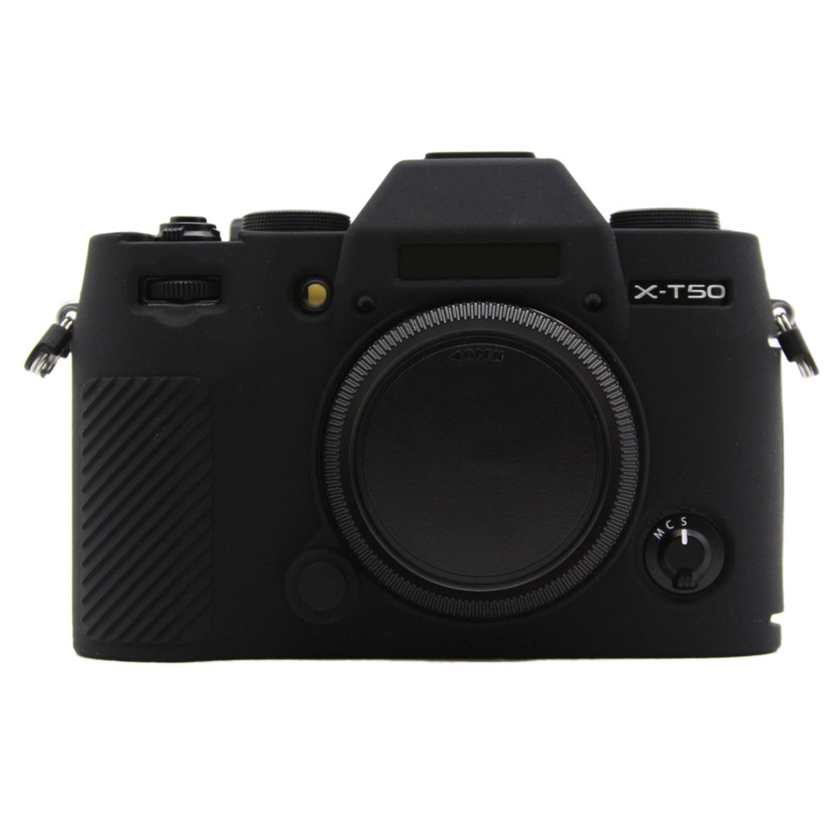 For Fujifilm X-T50 Silicone Case Anti-Scratch Camera Protective Cover, Glossy B