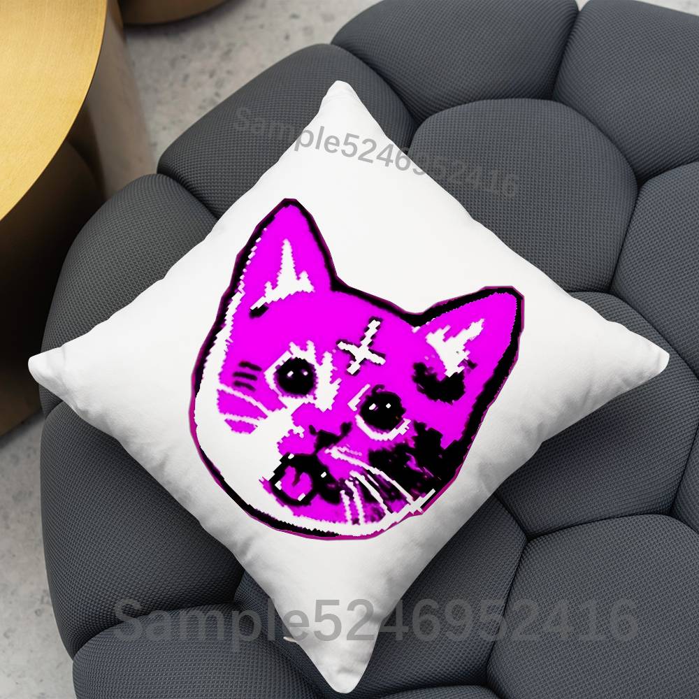 MSI MMindless Self Indulgence Pillow Case Cover Square for Decorative Cushion Bed Couch Sofa Classic Style Machine Washable