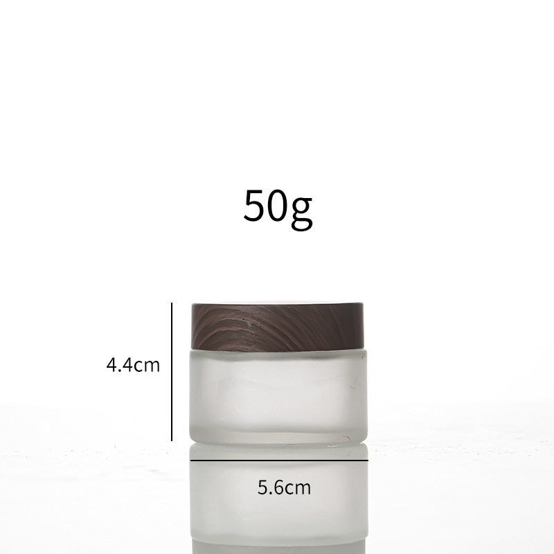Frosted Wood Grain Cover Cream Bottle Cream Bottle Lotion Bottle Spray Bottle Storage Bottle Pump Bottle Storage Bottle Silk Screen Gilding