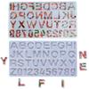 Flexible 26 Letter Mold Reusable Number Keychain Silicone Mold Handmade Alphabet Mold  DIY Crafts