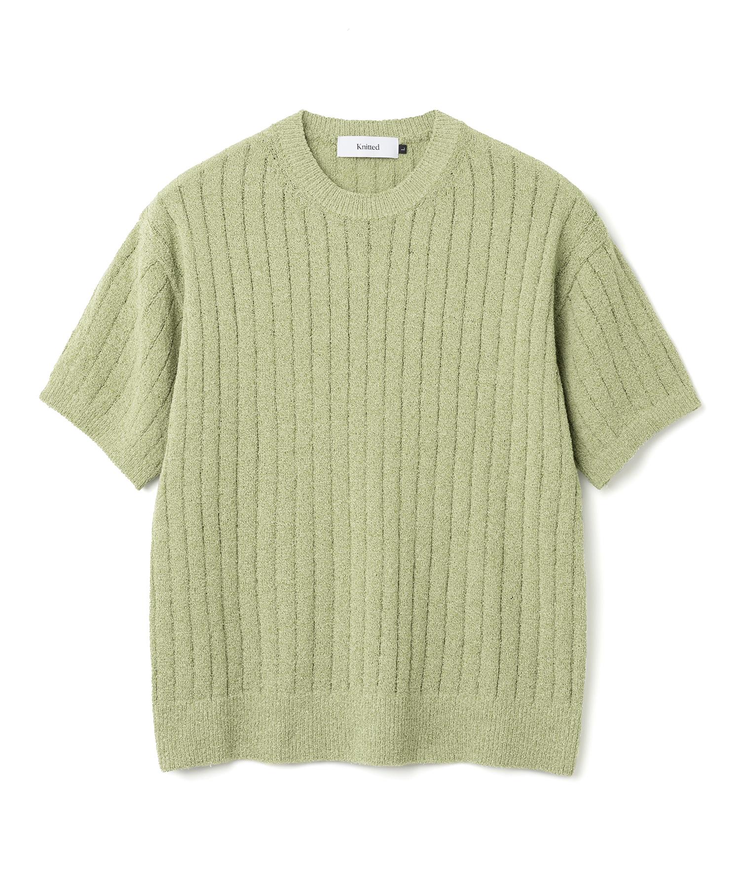 Nitied Summer Boucle Round Knit Sage Green Xl
