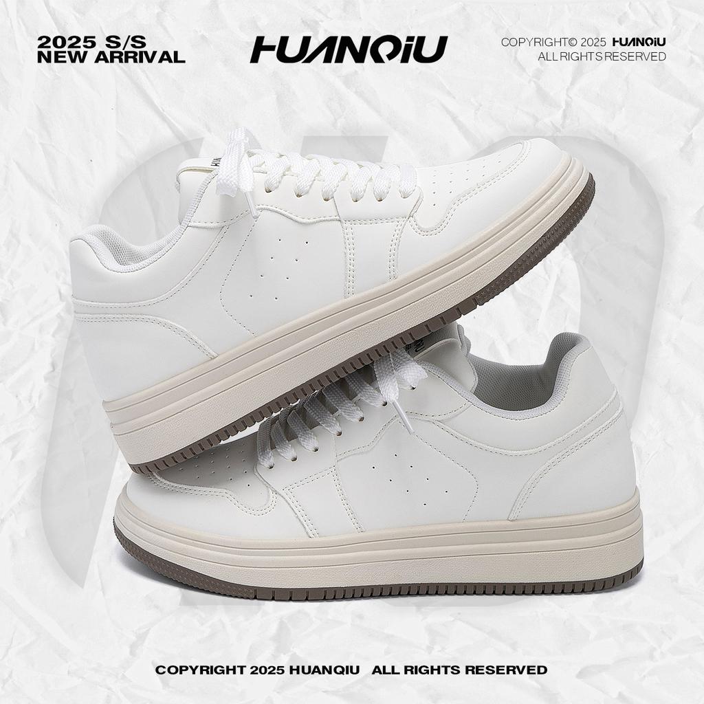 Global heightening board shoes men's autumn ZHQ-ZL9059-1 breathable men's shoes versatile platform casual white shoes