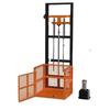 Outdoor Explosion-Proof Hydraulic Goods Lift with Electric Hoist for Warehouses
