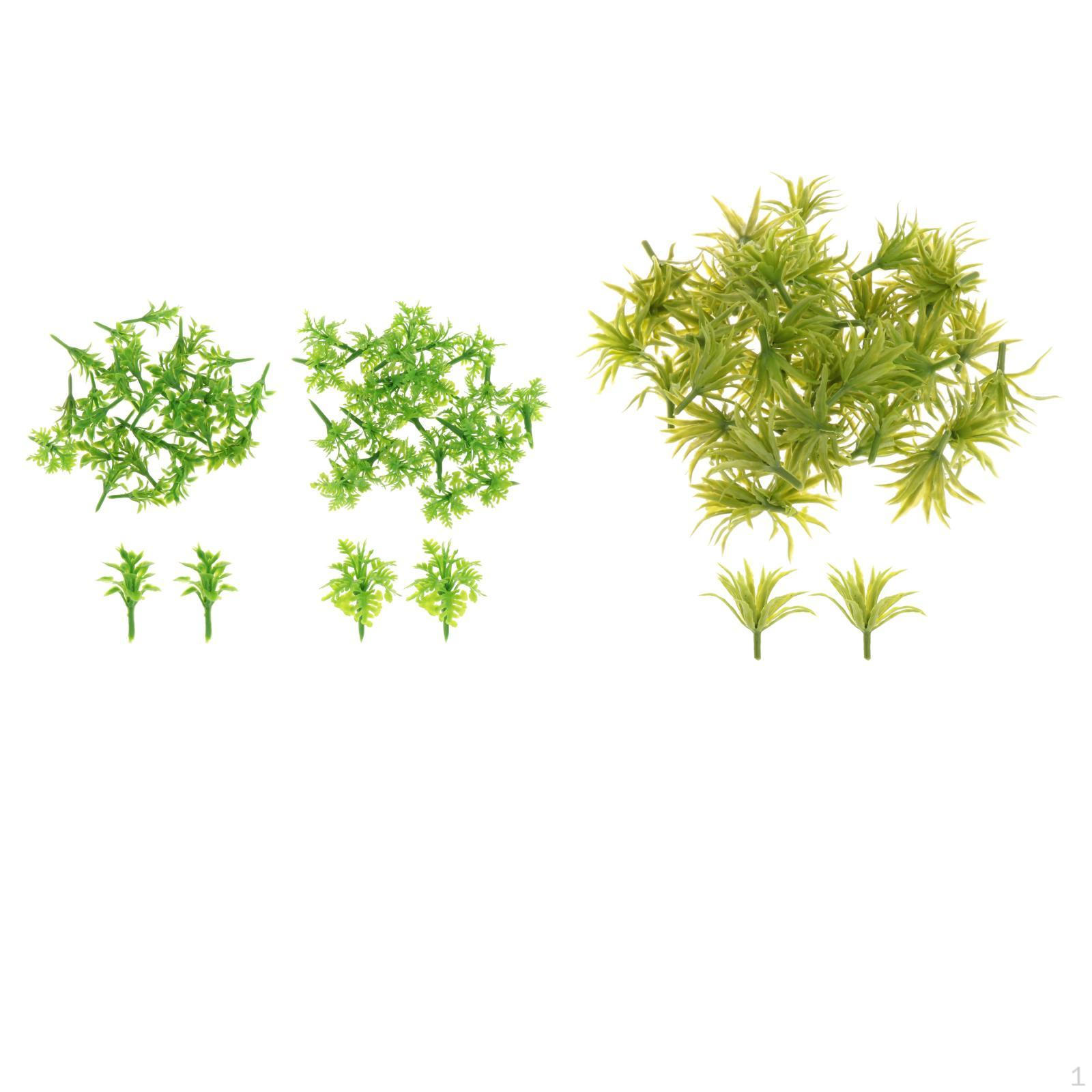 

100x Natural Landscape Models for Model Making, Garden And DIY - 100 Pieces of Realistic Green