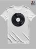 T-shirt imprimé musique disque vinyle