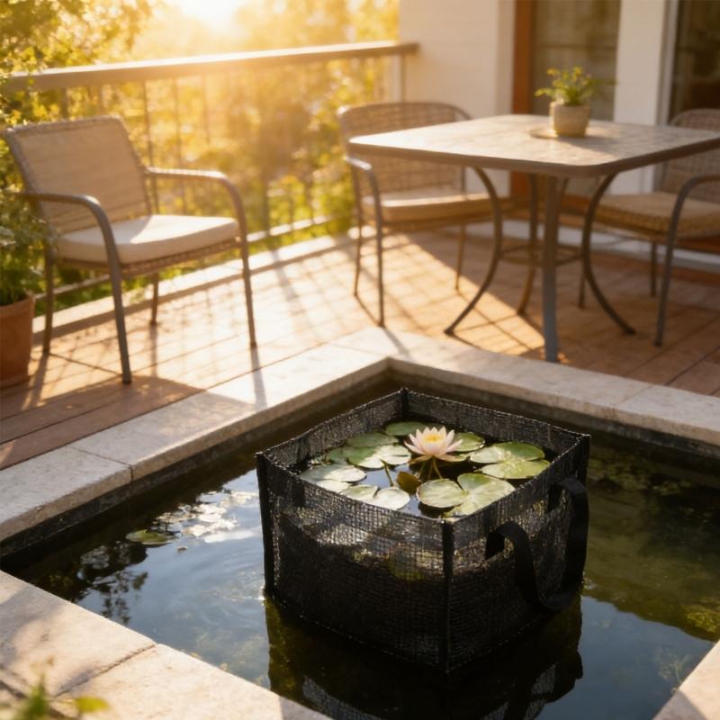 Heavy Type Meshes Plant Baskets with Stable Handle Water Garden Planting Bags for Pond and Water Gardens