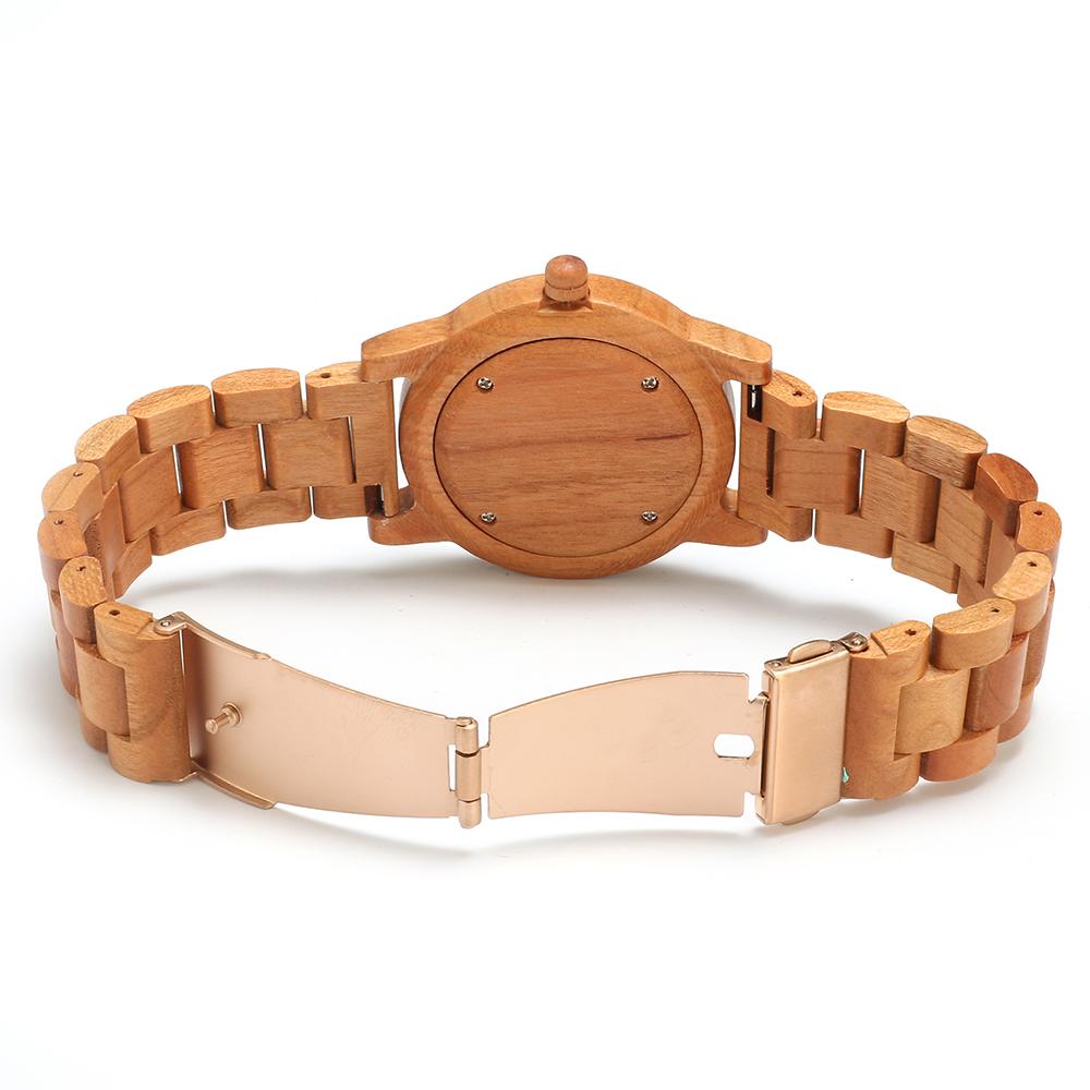 Fashion Men's Wooden Watch Multi-functional Quartz Movement Elegant Blend of Nature and Technology for Women Watch
