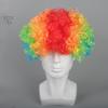Quirky Latex Ghost Clown Cosplay Mask with Wig Accessories