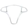 For Mercedes Benz W205 W213 Gla GLC E C Class 2015 2016 2017 2018 Matte Silver Steering Wheel Decor Frame Trim Sticker Cover