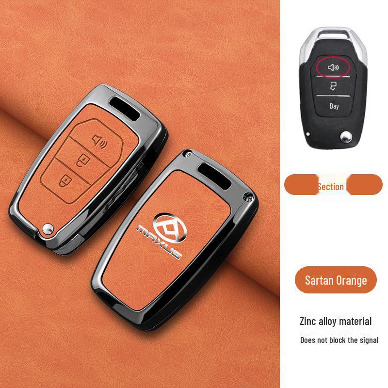 Capa de Chave SAIC Maxus D90 para Carro Maxus G50 2019 Feminino, Carcaça de Metal de Alta Qualidade com Fivela.