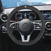 CRCUD1 Universal Car Carbon Fiber Steering Wheel Cover Leather PU Anti Slip For Tesla Model 3 Model Y Model S Model X Cybertruck Coil