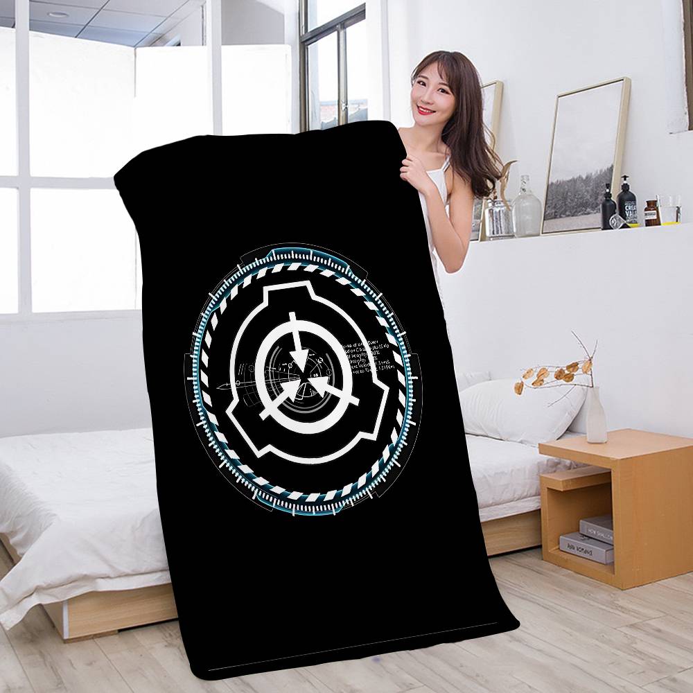 Classic Game SCP Foundation Anime Beach Swimming Towel Soft Absorbent Washcloth Children's Gifts for Kids Travel Camping Gym