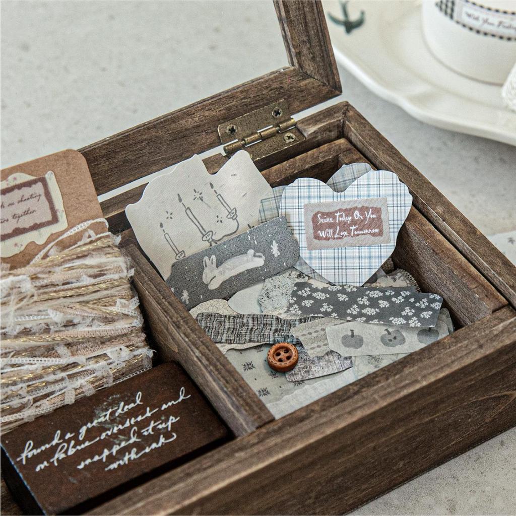 Zucker Poesie Stoff-Themen Abreißbares Sticker-Pack für Journals