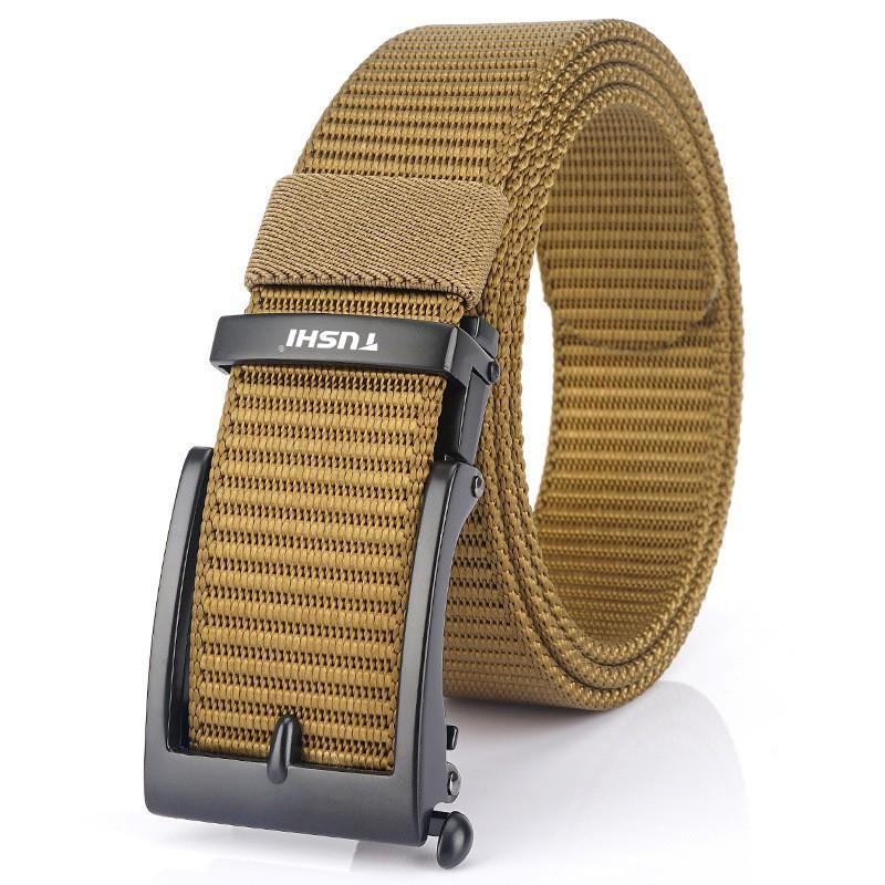 3.5 Nylon Belt Men's Canvas Young Students Korean Automatic Buckle