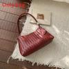Ladies Elegant Soft Crossbody Bag With Woven Details For Urban Style Looks