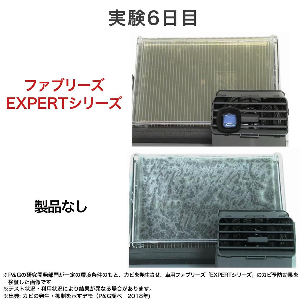 Febreze Car Air Easy Platinum x 4 [Bulk Purchase] Freshener, Clip, Anti-Mold & Deodorizing, Floral, 2.5mL