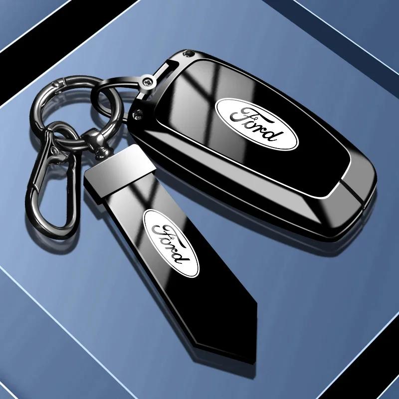 Autocolant Auto 2026 Pentru Ford Carcasă Smart Key Auto din Aliaj de Zinc Carcasă Keyless pentru Ford Fusion Mustang Kuga Ecosport Explorer F250
