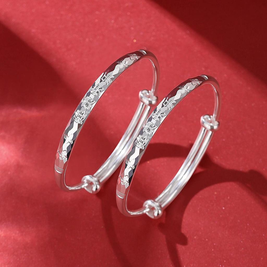 Sterling Silver Butterfly Growth Bracelet for Children - Hypoallergenic, High-End Jewelry