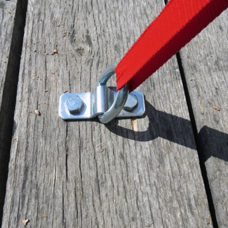 Quality Hidden Lock 4356 D Ring Custom Large Diameter Alloy Steel Forged Rigging Hardware Zinc Metal Drive Lock