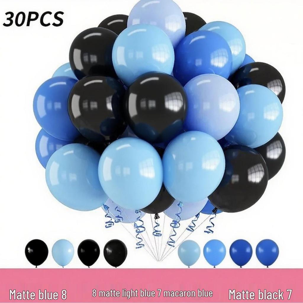 12" Sequin Confetti Balloons - Set of 30 for Christmas, Halloween, and Birthdays