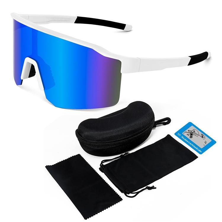 Running Goggles Half Frame UV400 Windproof Anti-Glare High-Definition for Marathon Mountaineering Outdoor Sports
