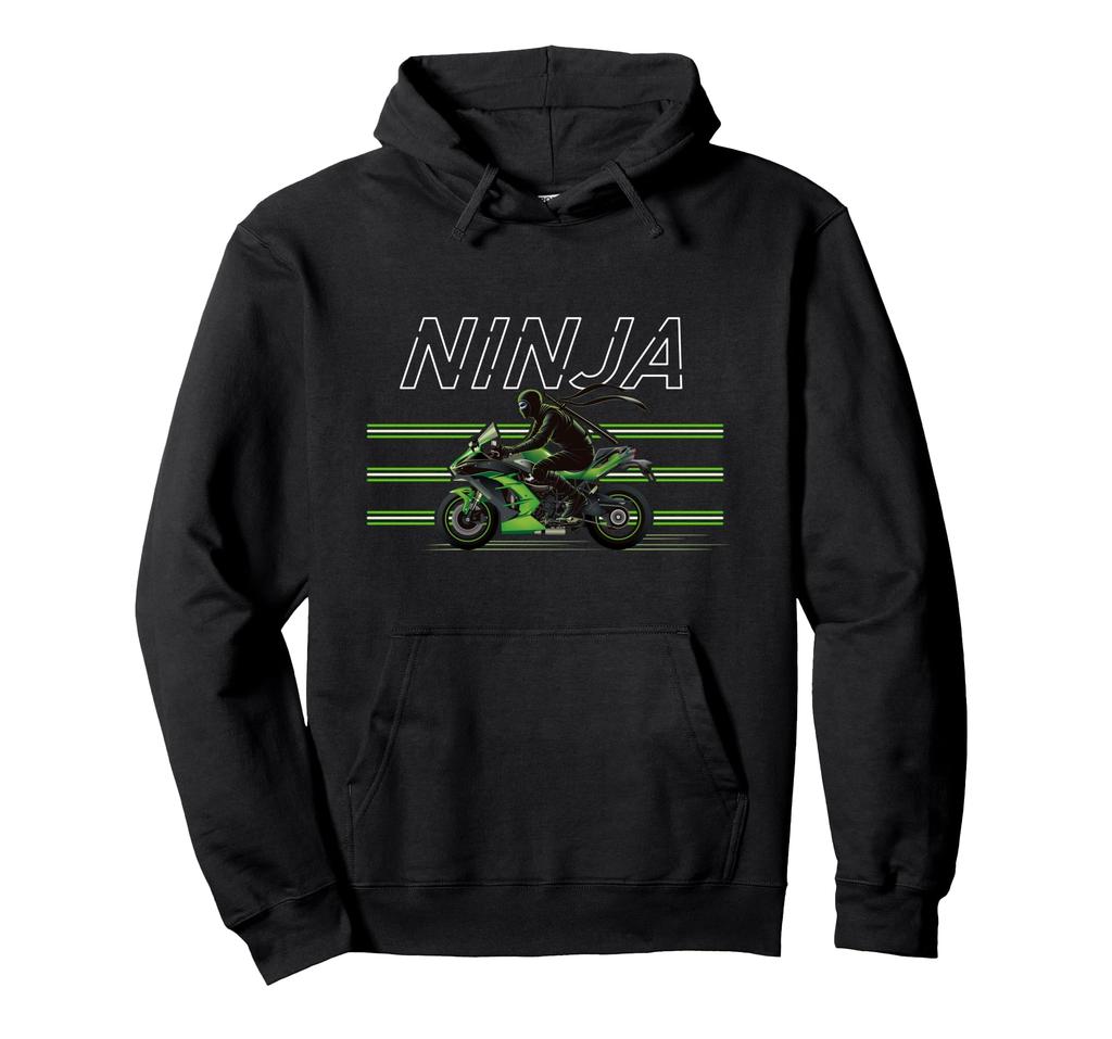 NINJA H2 Rider Biker Sport Bike Super Sport Full Cowl Racer Replica Tourer Hoodie