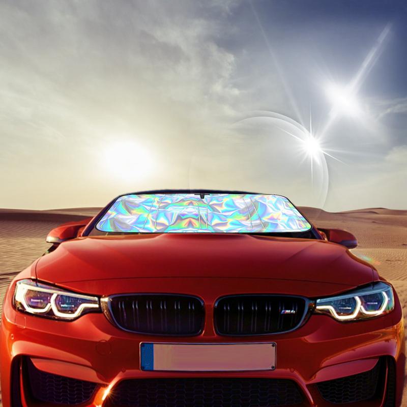 

Car Sunshade Front Window Sun Shade For Car Foldable Block Screen Automotive Interior Sun Protection For Urban Driving Vacation CHINA