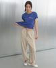 Poeteuseoul Soft Terry Jogger Pants_Khaki