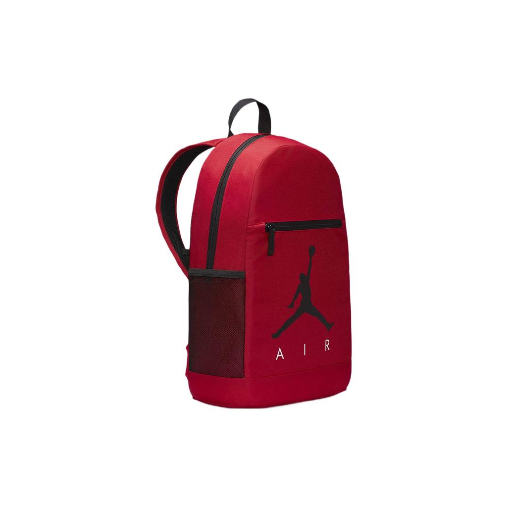 Jordan Air Logo Sports Leisure Polyester Backpack Large Unisex Backpacks Red 9A0503-R78
