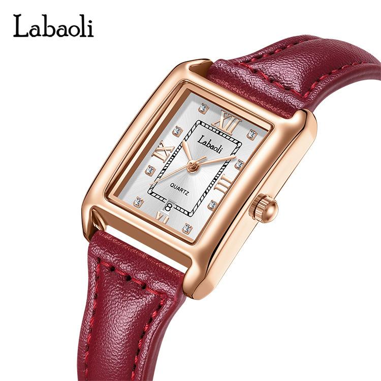 La Baoli Fashion Watch Women'S Square Belt Women'S Simple Business Quartz Watch