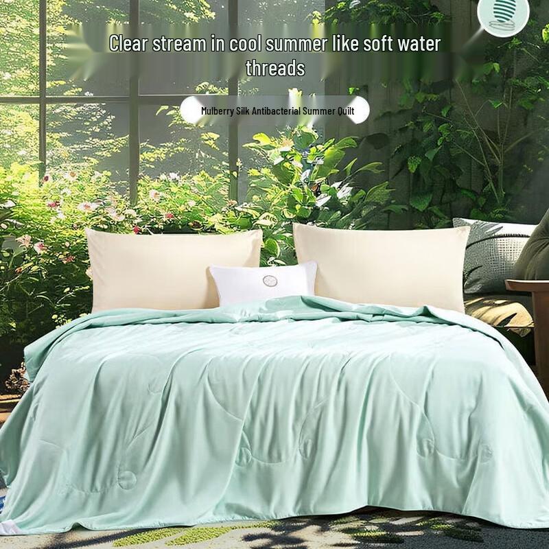 FUANNA Antibacterial Silk Summer Quilt