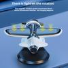 Solar Car Air Freshener Car Dashboard Drifting Airplane Ornament Solar Rotating Aircraft Model Automobile Dashboard Accessories