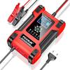 12A 7-Stage AGM & Lithium-Iron Battery Charger for 12V/24V Motorcycles & Cars