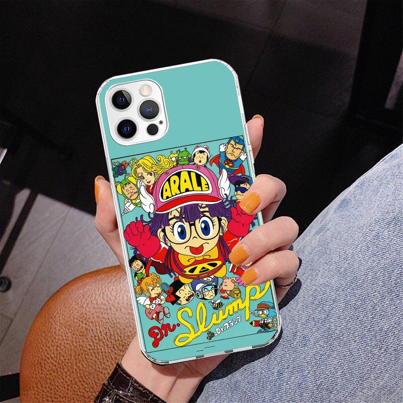 Arale Dr Slump Phone Case For iPhone 17 Air 16 Pro Max 16E 15 + 14 Plus 11 12 13 Mini 7 8 SE Gift Print Cover Fundas