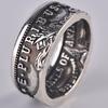 925 Silver Morgan Coin Ring In God We Trust One Dollar Vintage Jewelry