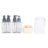 4 in 1 Travel Dispenser Bottles TSA Approved   Proof Refillable Travel Toiletry Containers for Shampoo Lotion 35ml