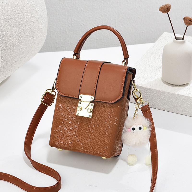 Mini Bag Women's 2025 New Summer Women's Fashion One Shoulder Crossbody Foreign Style Simple and Versatile Mobile Phone Bag