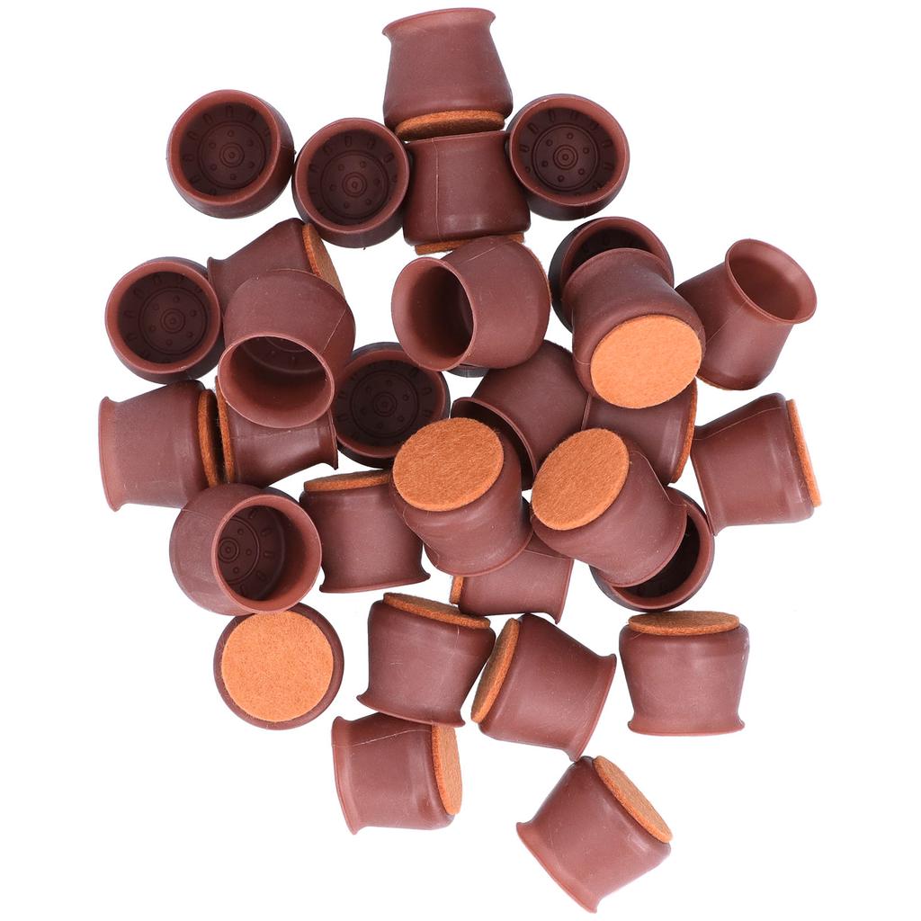 32PCS Chair Leg Protectors Non Slip Scratch Resistant Round Silicone Furniture Leg Pads Covers Accessory